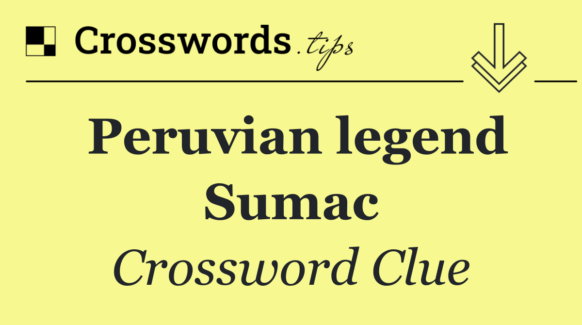 Peruvian legend Sumac