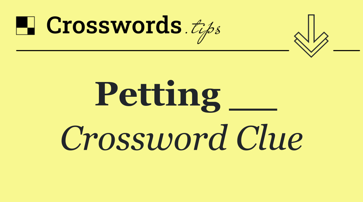 Petting __