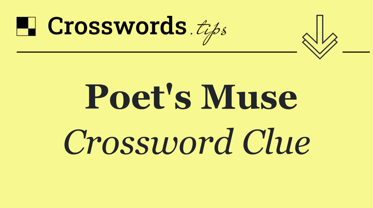 Poet's Muse