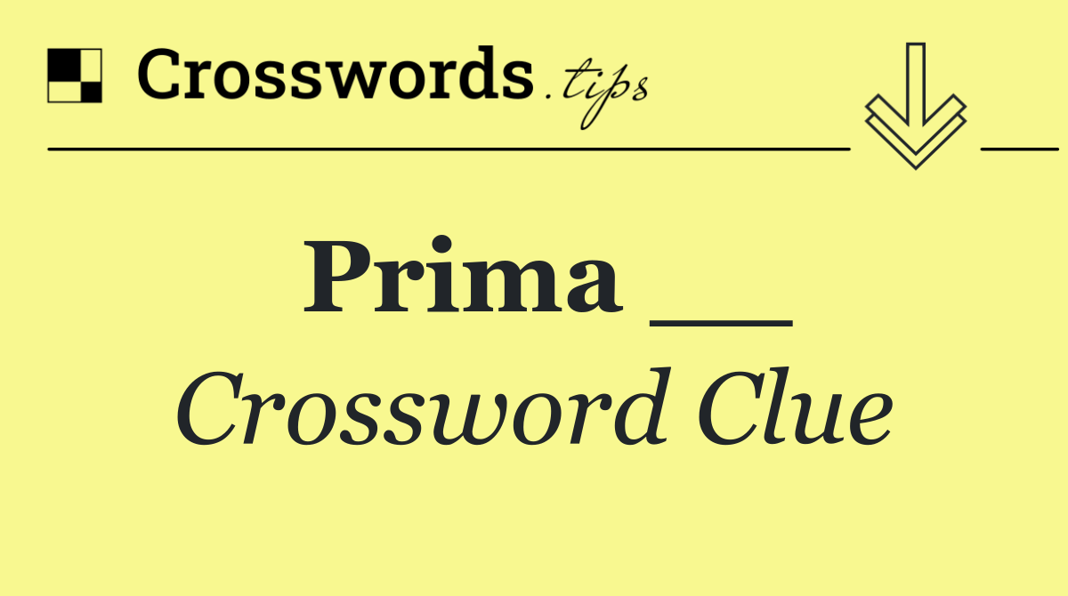 Prima __