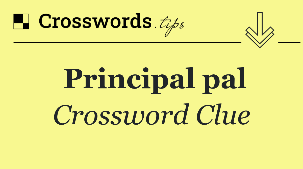 Principal pal