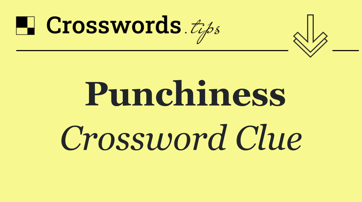 Punchiness