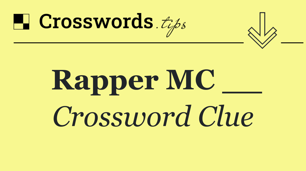 Rapper MC __