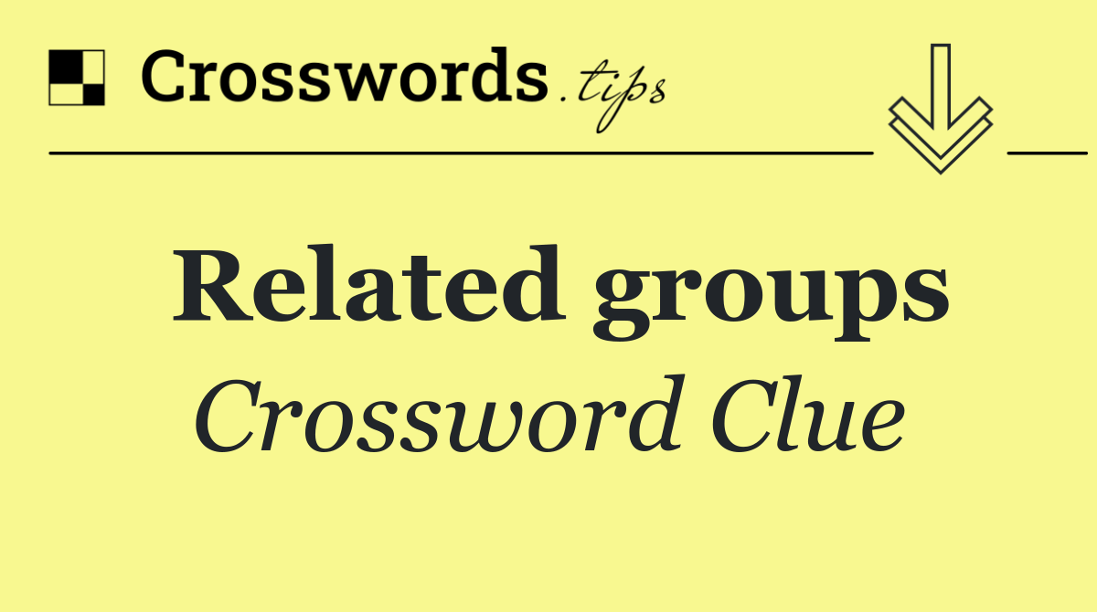 Related groups