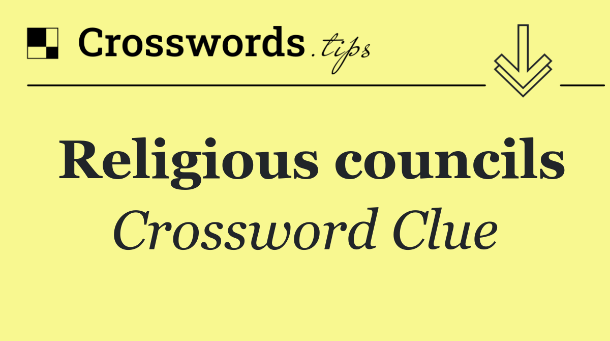 Religious councils