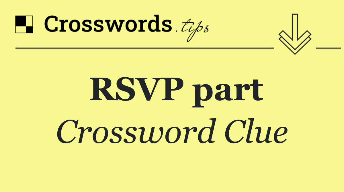 RSVP part