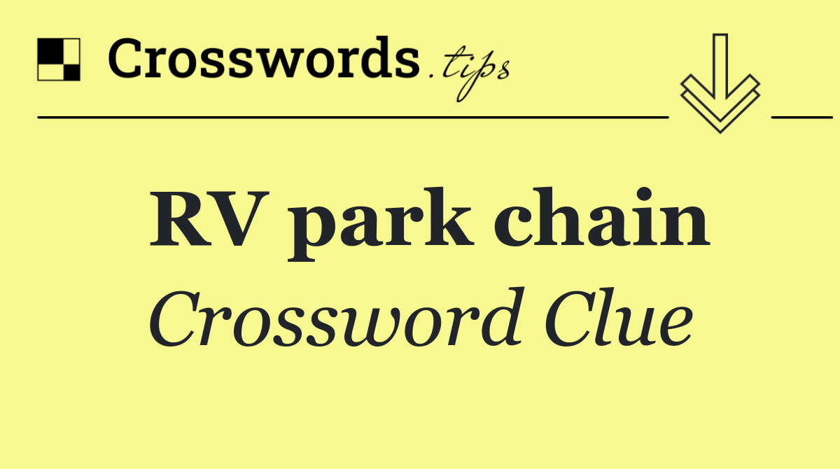 RV park chain