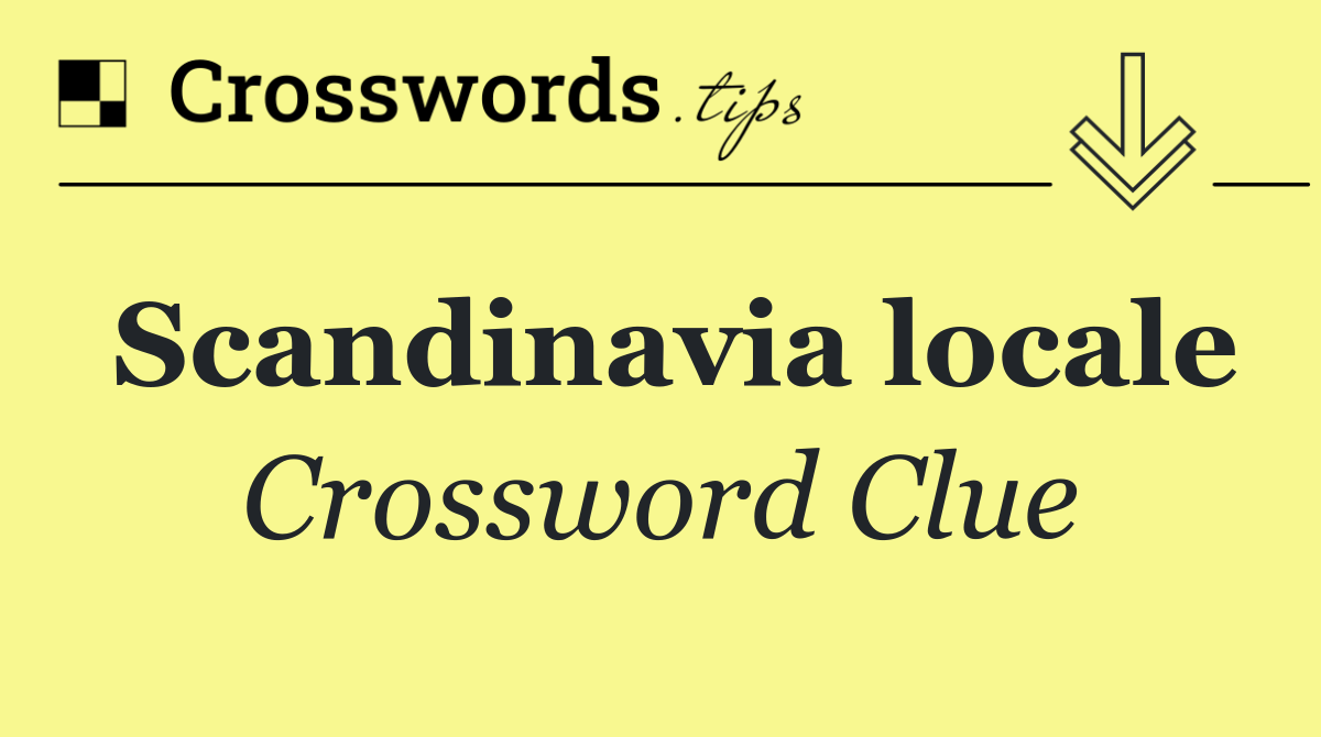 Scandinavia locale