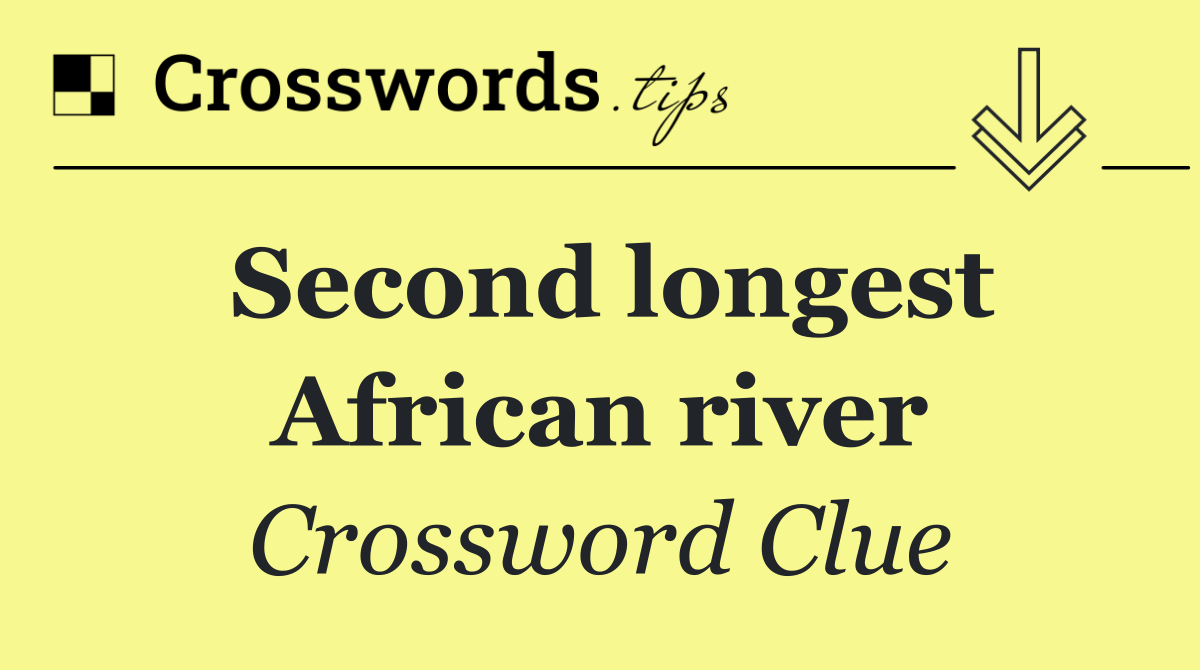 Second longest African river