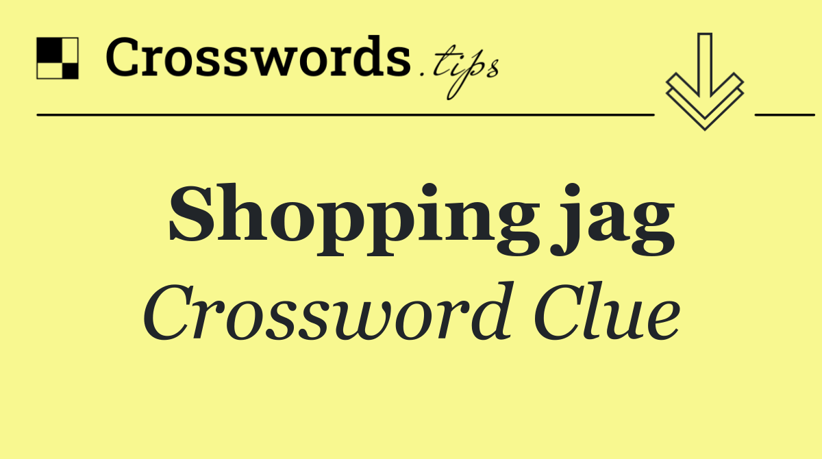 Shopping jag