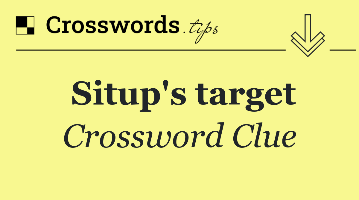 Situp's target