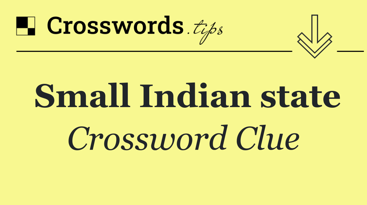 Small Indian state