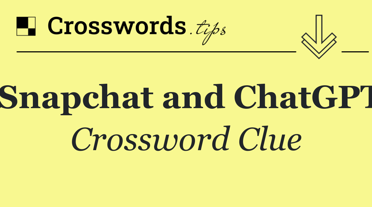 Snapchat and ChatGPT