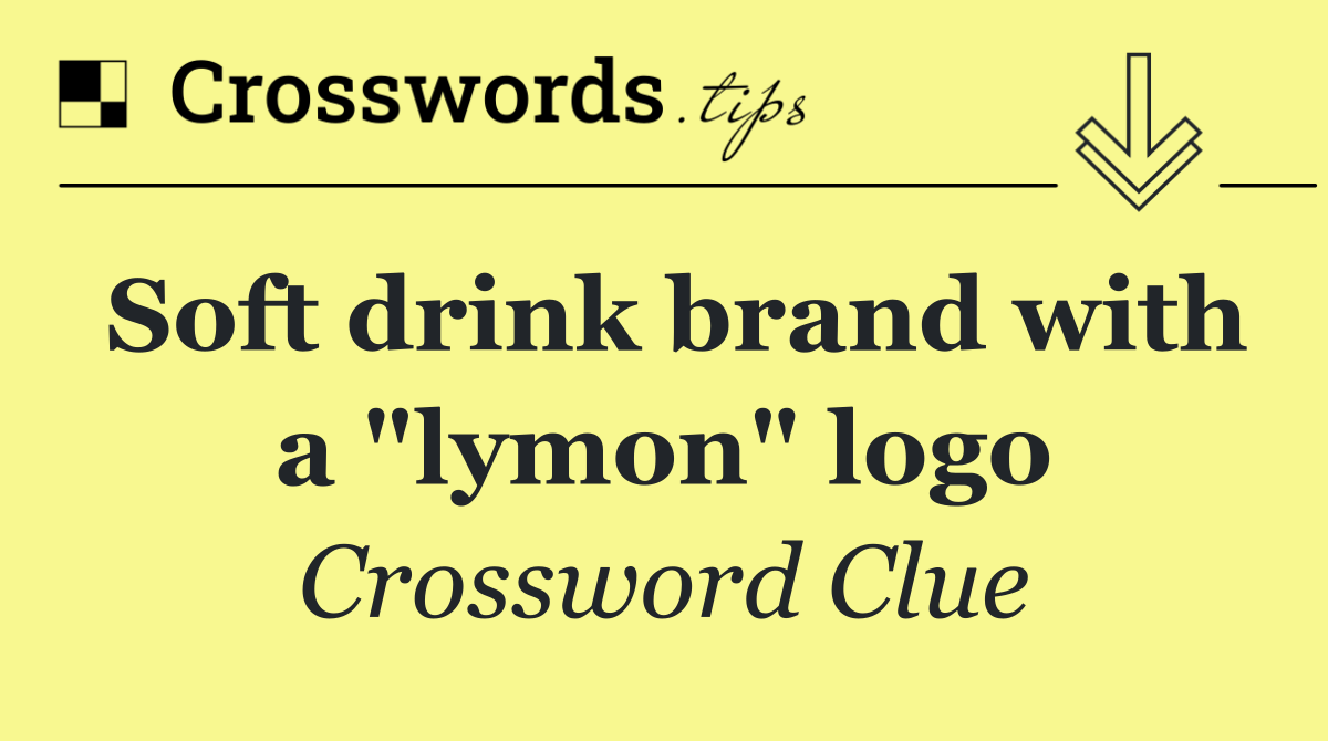 Soft drink brand with a "lymon" logo