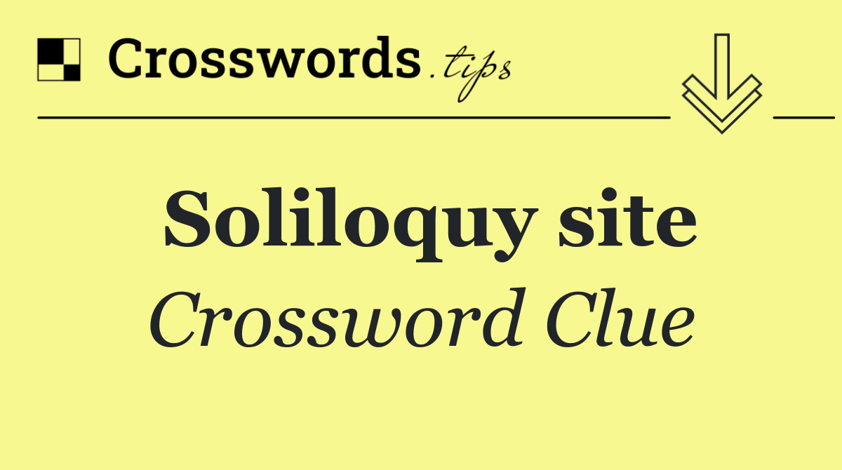Soliloquy site