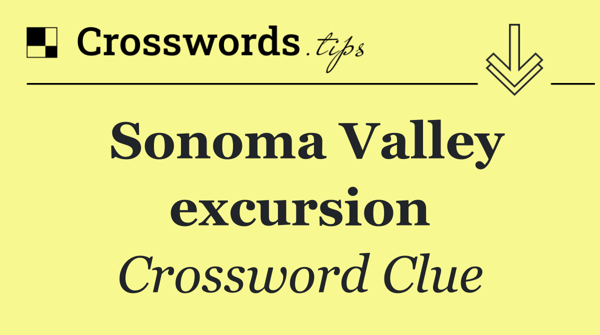 excursion crossword clue