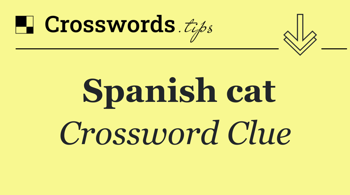 Spanish cat