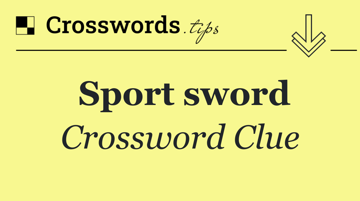 Sport sword