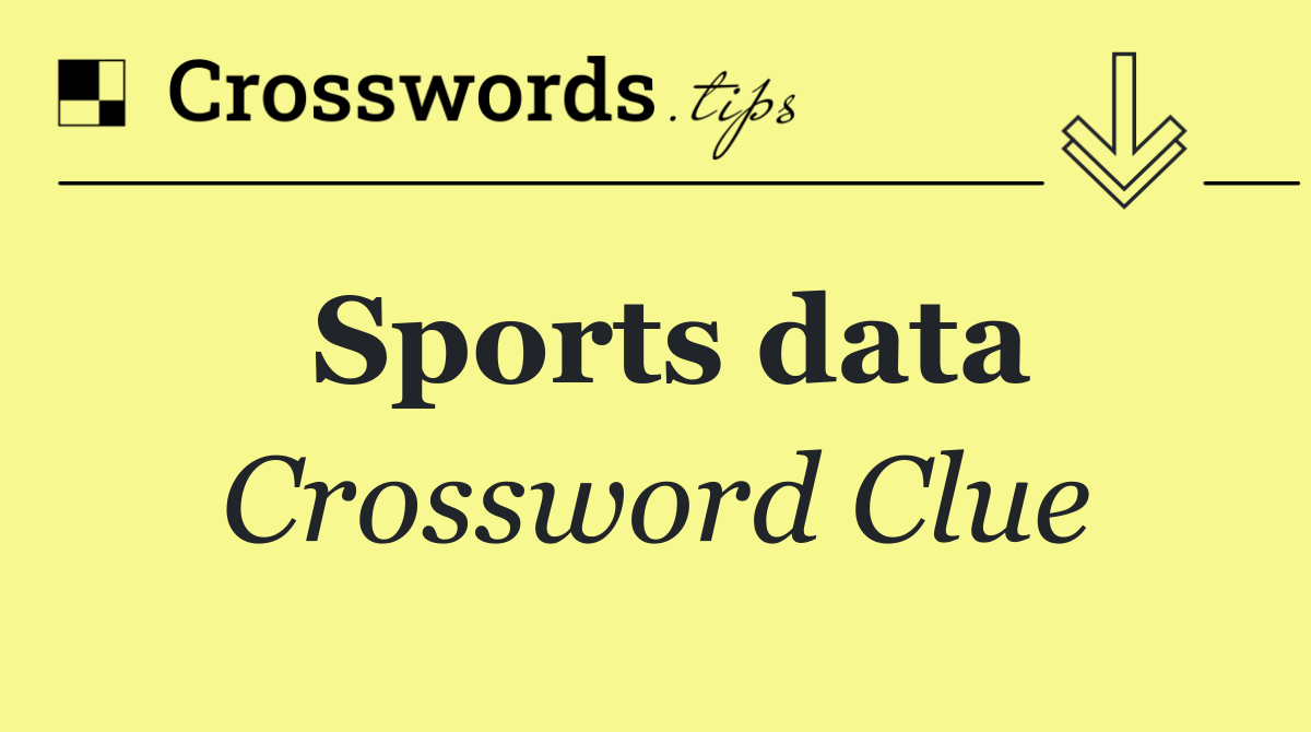 Sports data