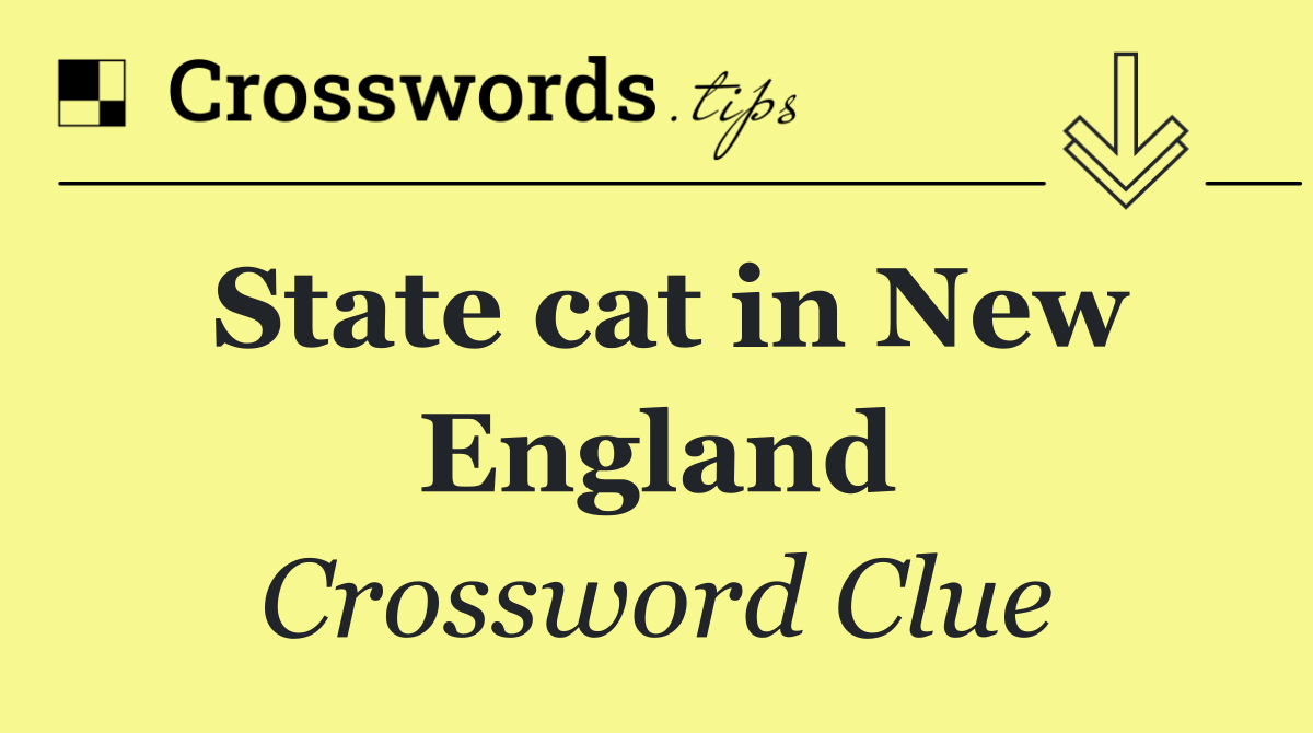 State cat in New England