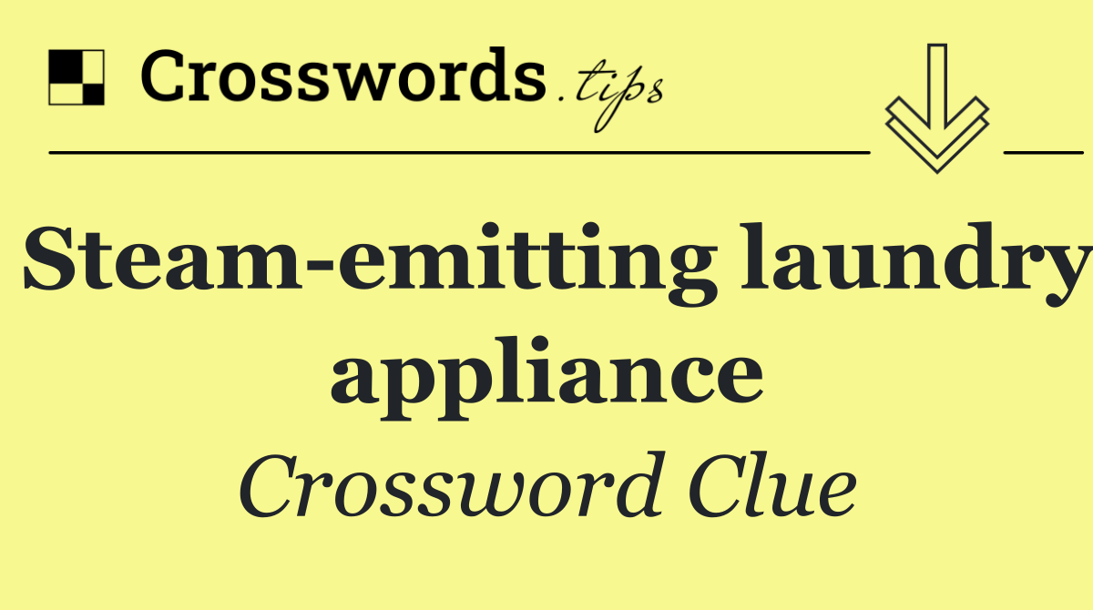 Steam emitting laundry appliance