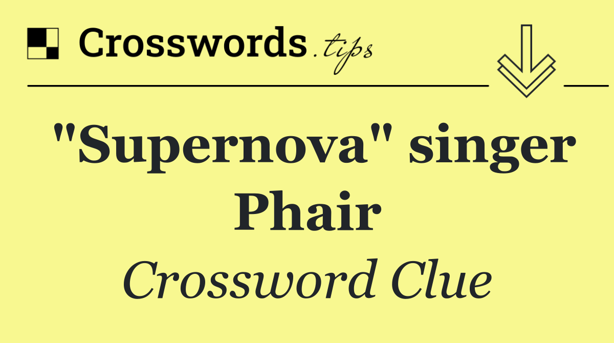 "Supernova" singer Phair