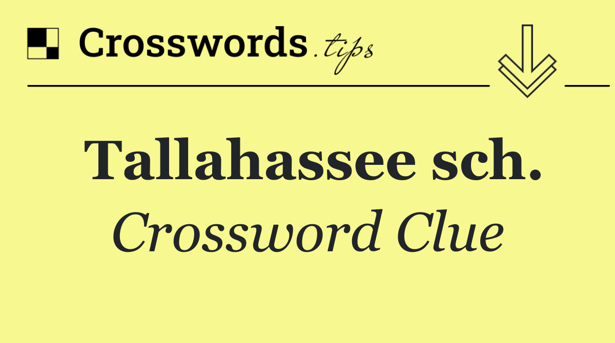 Tallahassee sch.