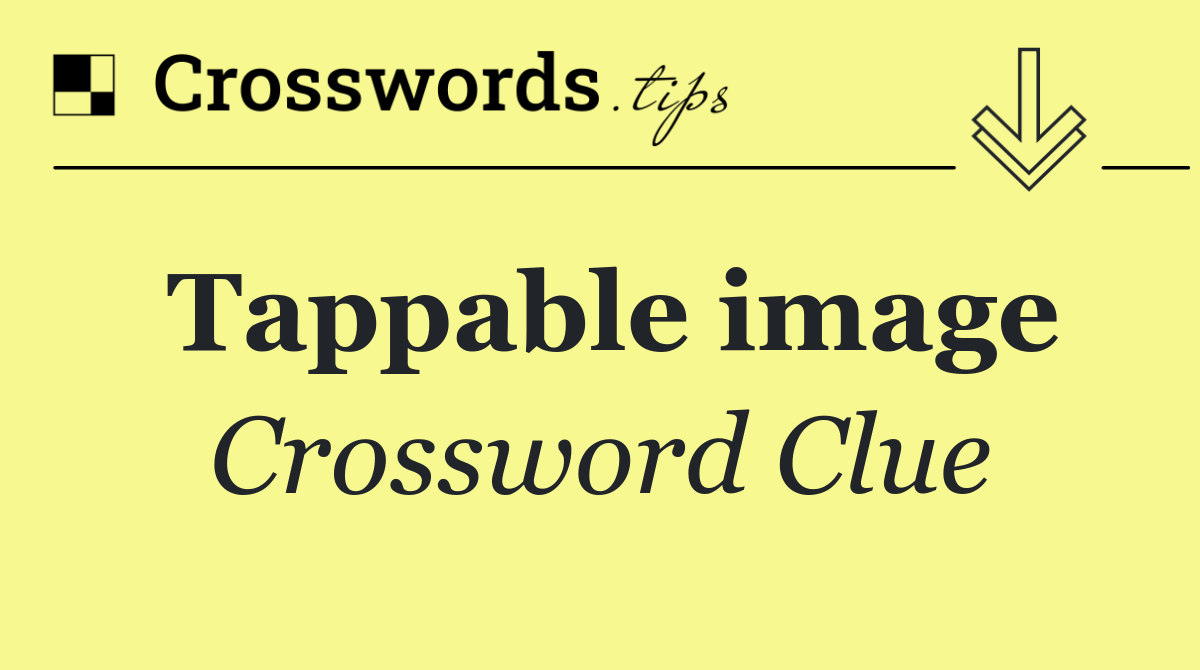 Tappable image