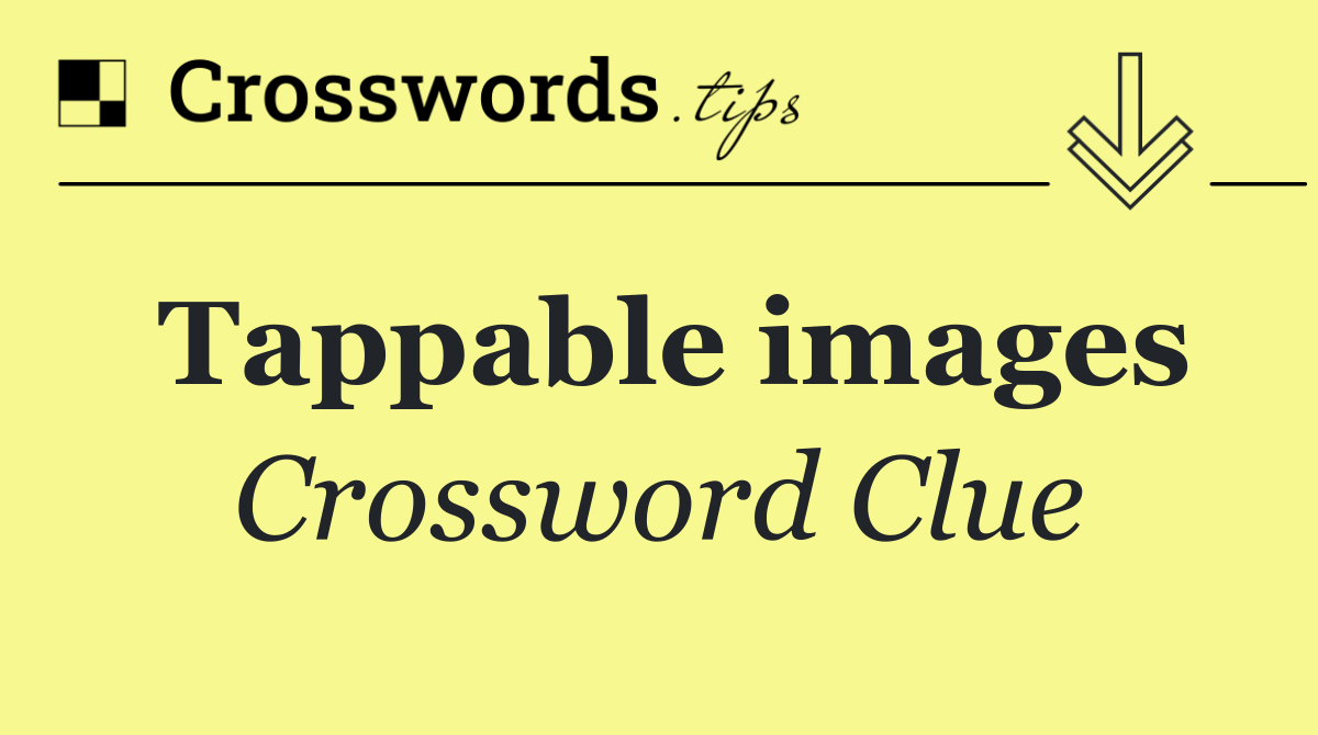 Tappable images