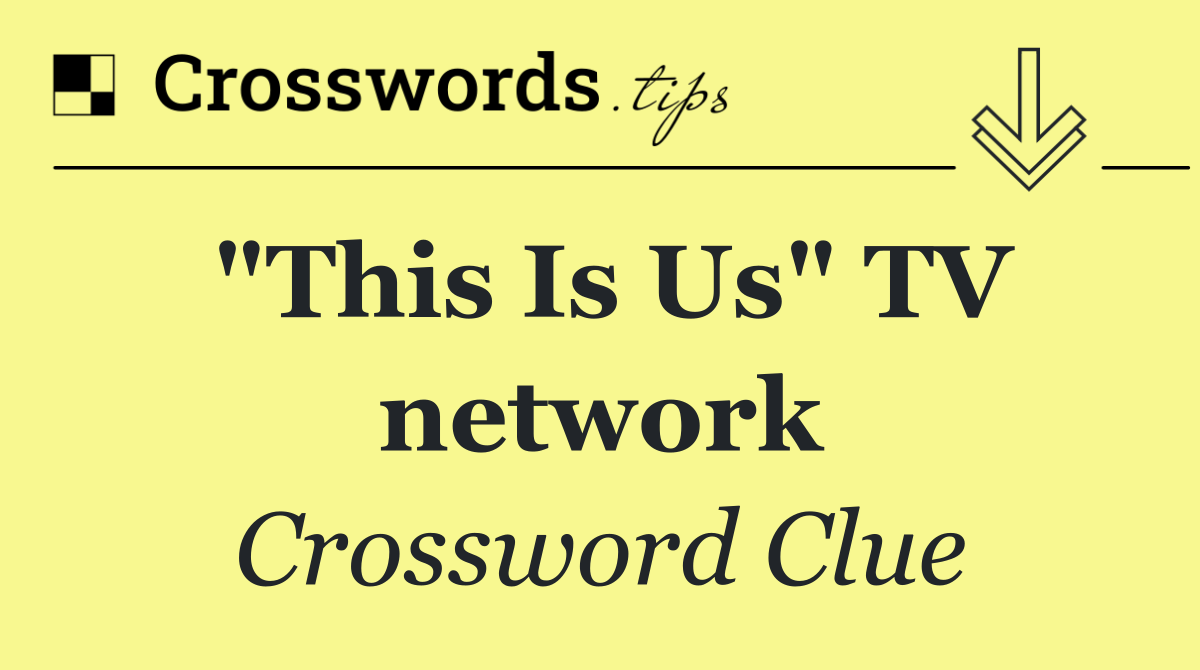 "This Is Us" TV network