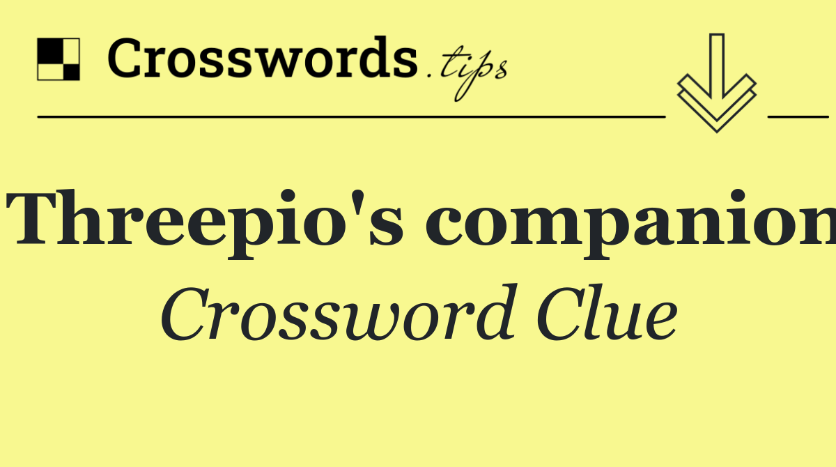 Threepio's companion