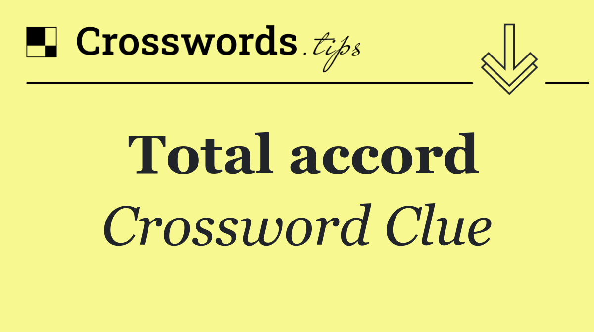 Total accord