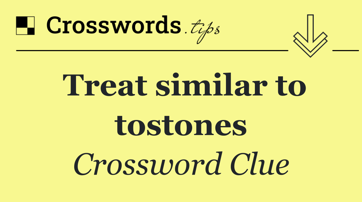 Treat similar to tostones