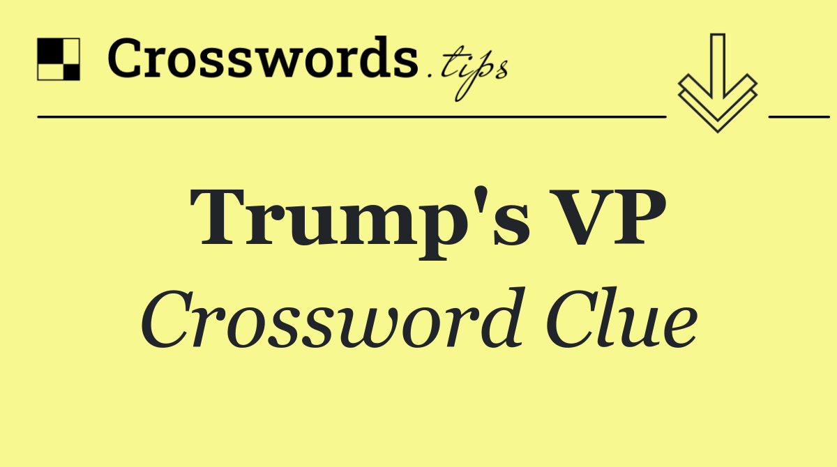 Trump's VP