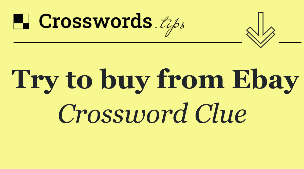 Try to buy from Ebay