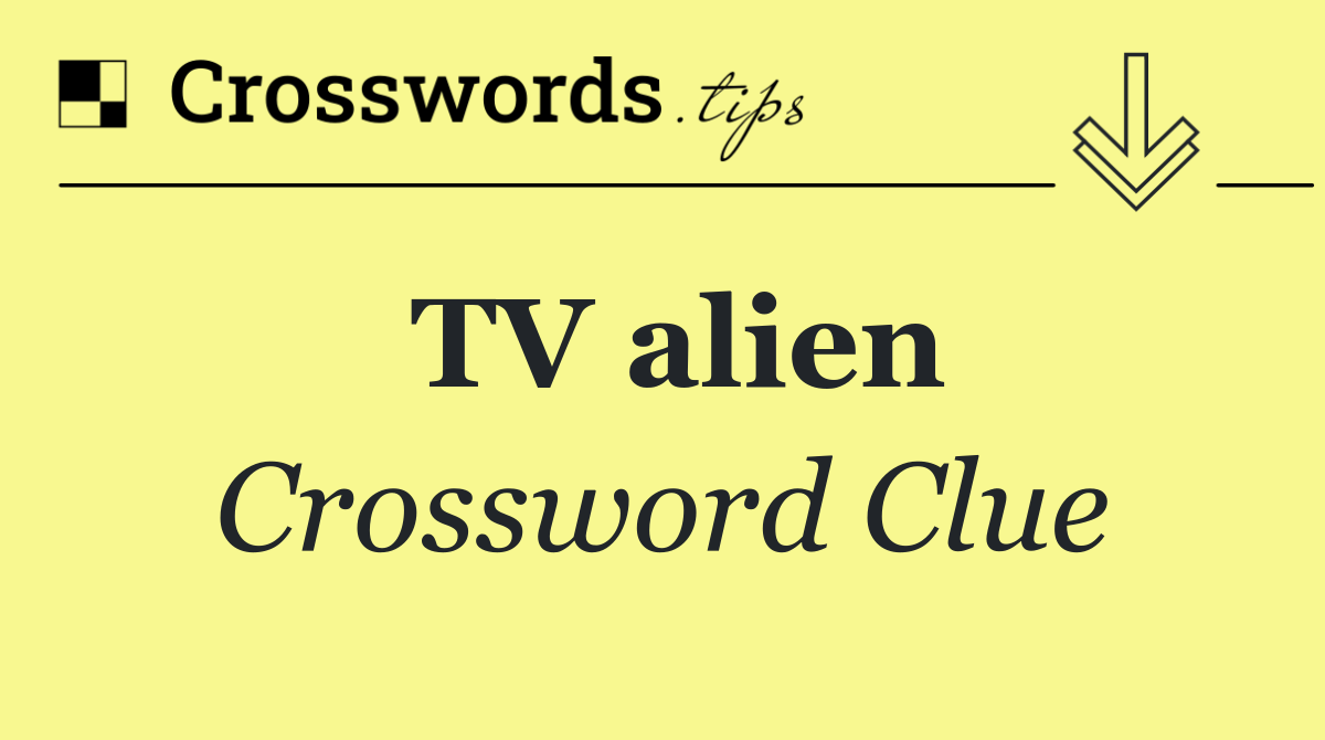 TV alien