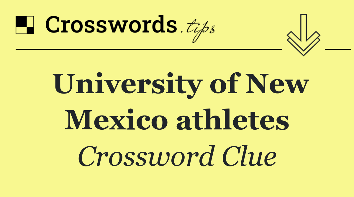 University of New Mexico athletes