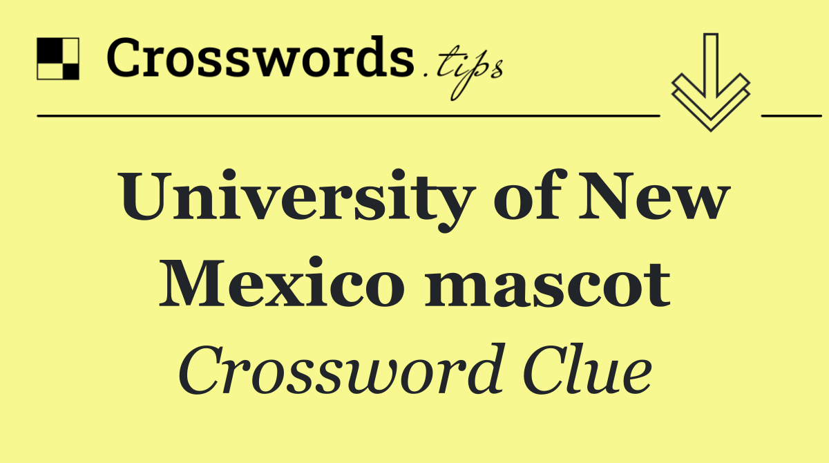 University of New Mexico mascot