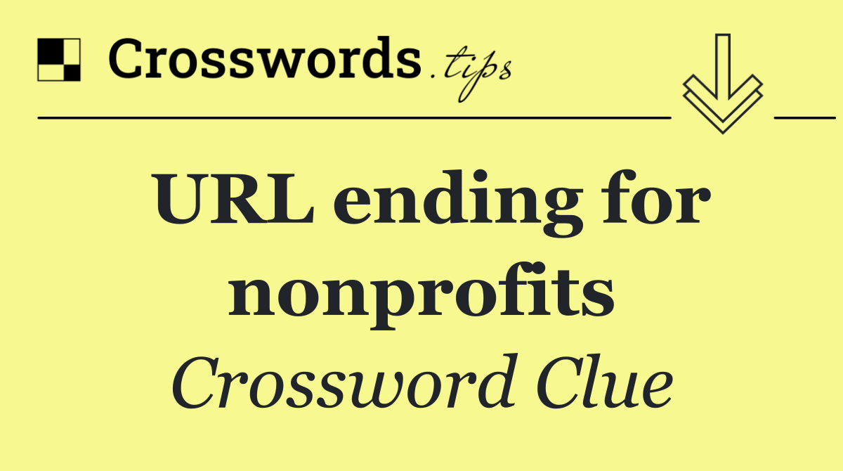 URL ending for nonprofits