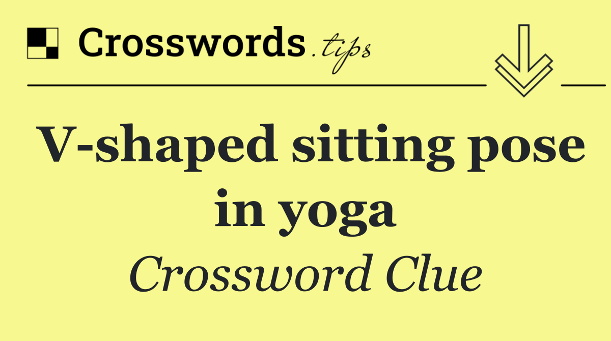 V shaped sitting pose in yoga