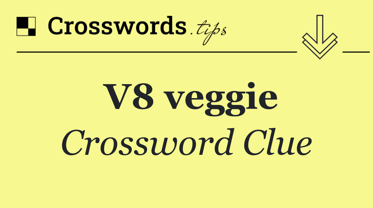 V8 veggie