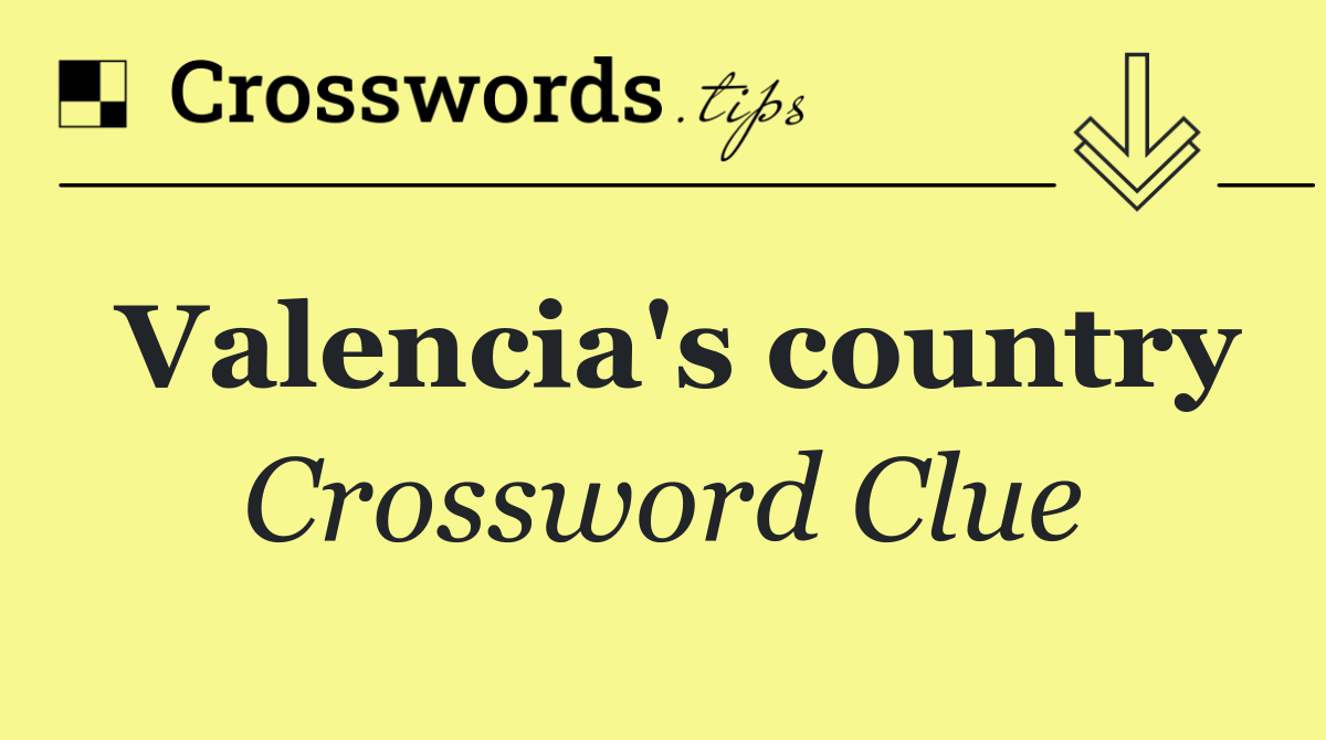 Valencia's country