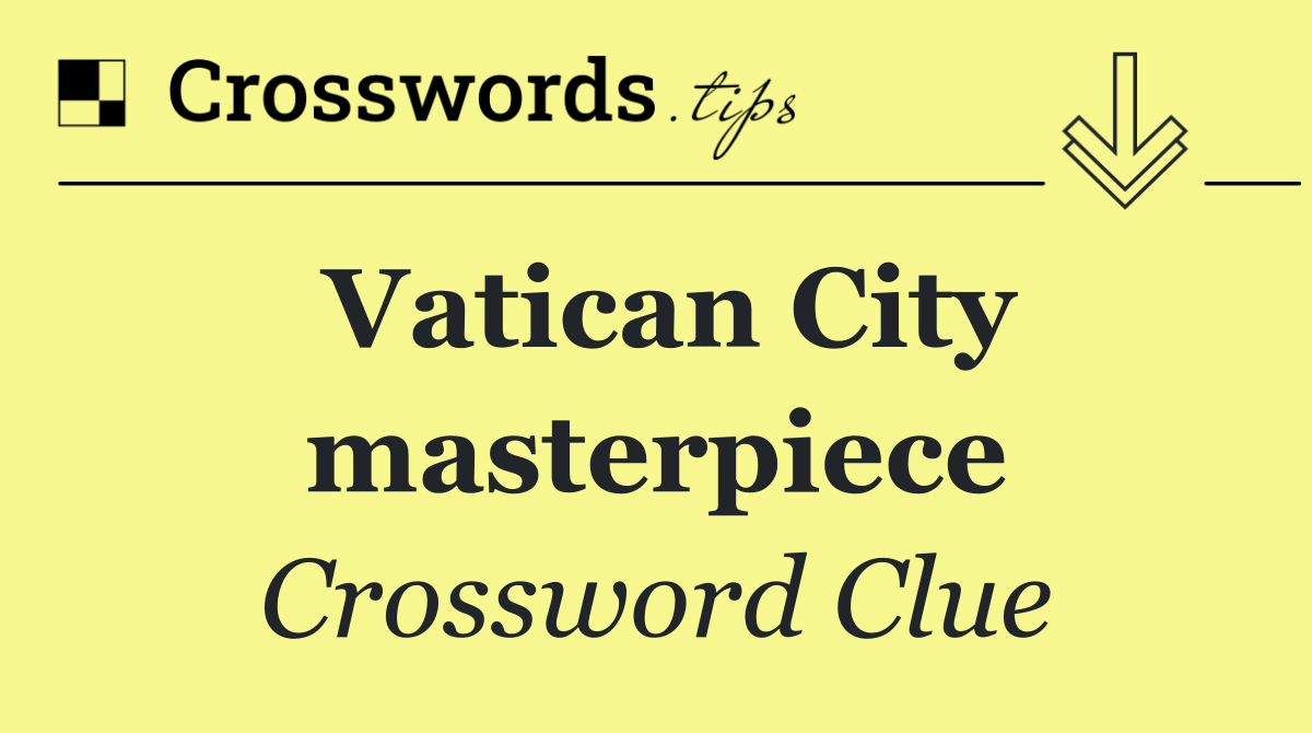Vatican City masterpiece