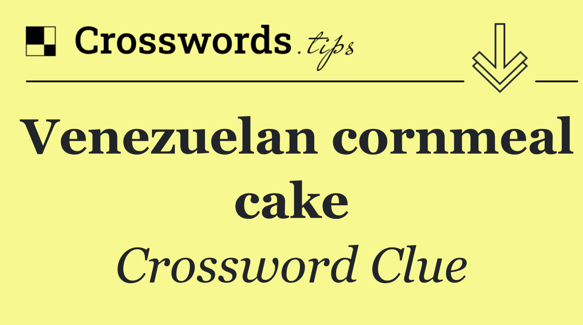 Venezuelan cornmeal cake