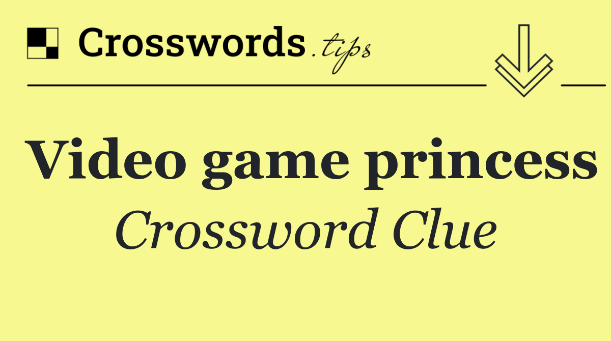 Video game princess