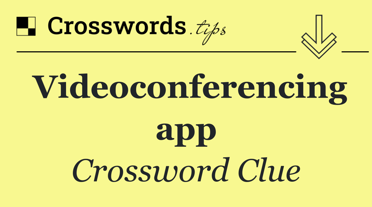 Videoconferencing app
