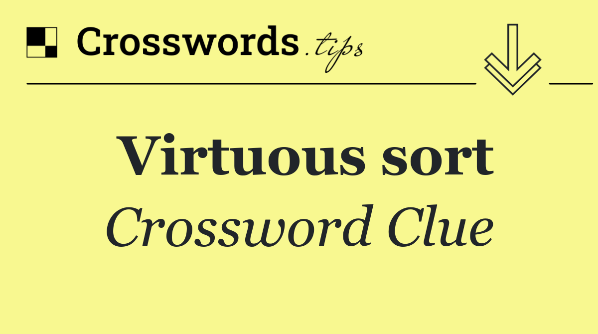 Virtuous sort