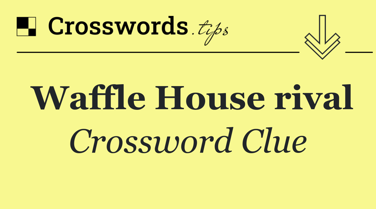 Waffle House rival