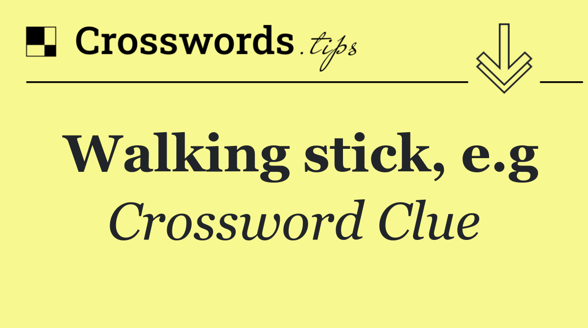 Walking stick, e.g