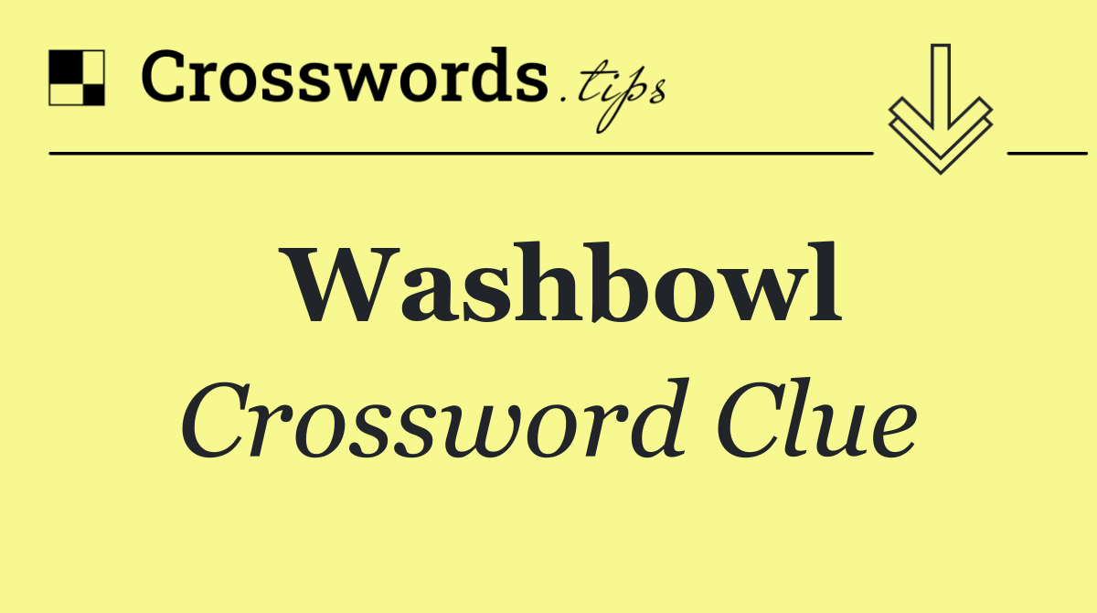 Washbowl